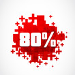 80 percent discount, big sale
