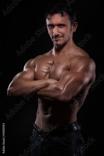Photo: Strong athletic man Strong athletic man