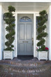 Front door of an upscale home