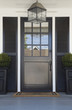 Front door of an upscale home