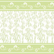 Contour bamboo and abstract pattern