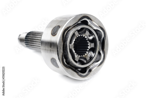 Photo: Constant velocity joints, isolated on a white background Constant velocity joints, isolated on a white background