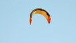 kite wing over blue sky