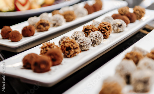 Photo: Chocolate Truffles close-up Chocolate Truffles close-up