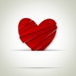 Illustration: Abstract red broken heart Abstract red broken heart