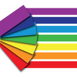 rainbow colour book background