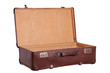 Foto: opened old brown suitcase opened old brown suitcase