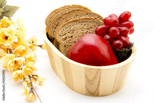 Photo: Toastbrot mit Weintrauben Toastbrot mit Weintrauben