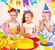 Child birthday party .