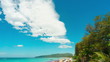 View to the beach of  Phuket Island Time-lapse.