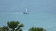 Boat sailing in the Andaman sea, Thailand.