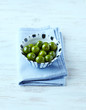 Castelvetrano Olives in a small bowl