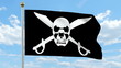 Video: Pirate flag waving Pirate flag waving