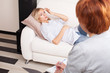 Woman on reception at the psychotherapist