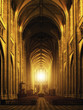 Interior of Orleans Gothic Cathedral