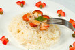 Photo: risotto with grilled scallops risotto with grilled scallops