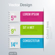Infographics cutout lines design template.