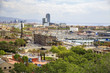 Foto: panorama of the city of Barcelona Spain panorama of the city of Barcelona Spain
