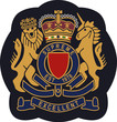 royal emblem badge shield