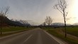 Driving in Bavarian Alps