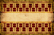 Vintage Label - Rote Vierecke