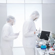 people studying in a chemistry lab