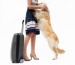 Girl with dog