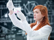 student chemical experiment