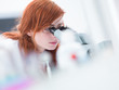 laboratory under microscope analysis
