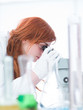 laboratory under microscope analysis