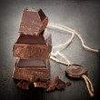 Black Chocolate with a wax seal