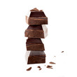 Chocolate isolated on white background