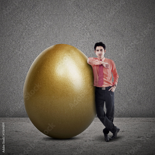 Photo: Big idea of gold investment Big idea of gold investment