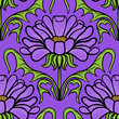 Vintage floral damask pattern