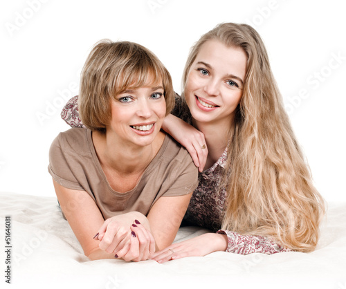 Photo: daughter and mother daughter and mother