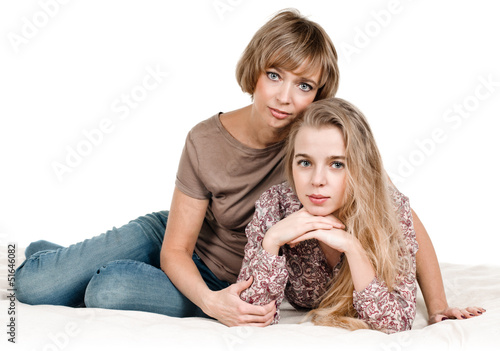 Photo: daughter and mother daughter and mother