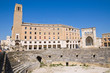 Amphitheatre. Lecce. Puglia. Italy.