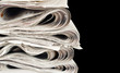 newspaper stack