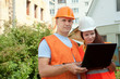  builders works at construction site