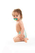 Baby mit Windel