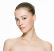 Photo: Beauty face of an young woman with clean skin Beauty face of an young woman with clean skin