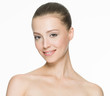 Photo: beautiful smiling woman with clean skin beautiful smiling woman with clean skin