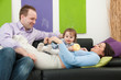 Glückliche junge Familie
