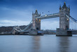 Tower Bridge in London during blue hour
