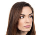 young sad pensive woman