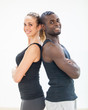 Young Couple with Gym Clothes
