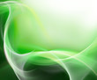 Abstract Smoke Waves On Green ...