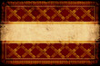 Vintage Label - Rotgoldene Ornamente