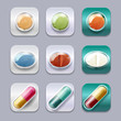 Medical pills set