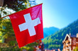 Photo: Swiss flag Swiss flag
